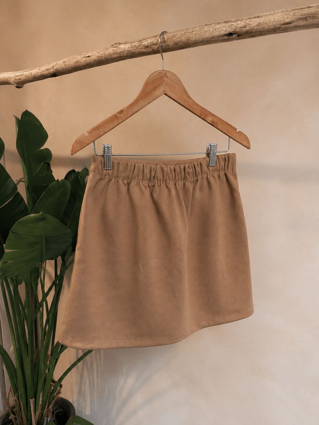 Falda Paño Beige