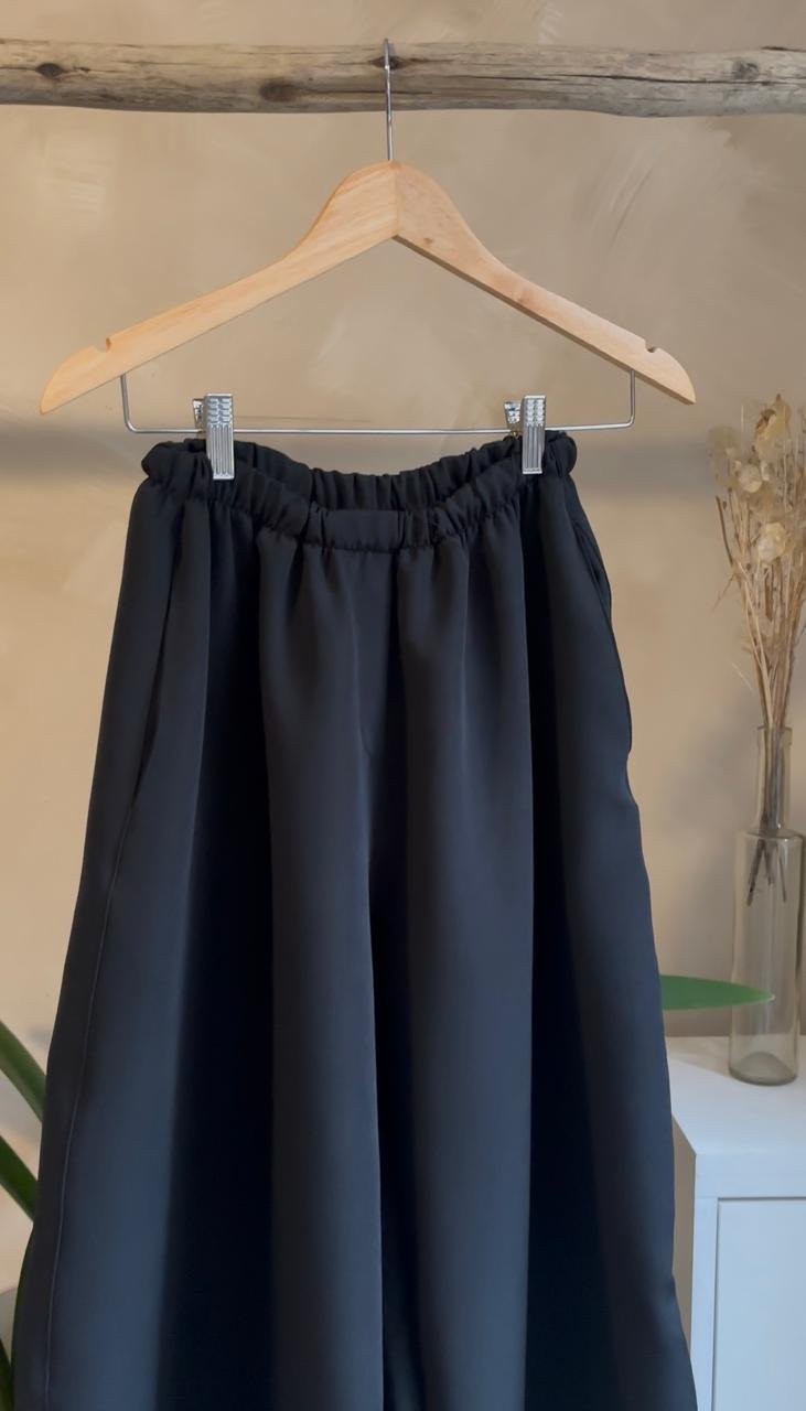 PANTALON BALLON BAGGY SASTRERO NEGRO