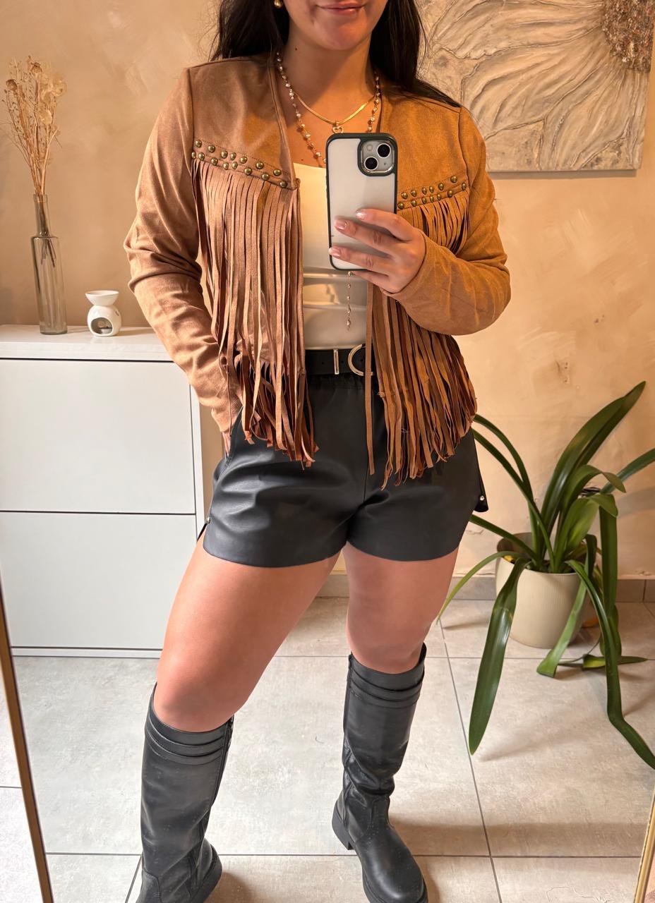 Chaqueta Gamuza Marrón