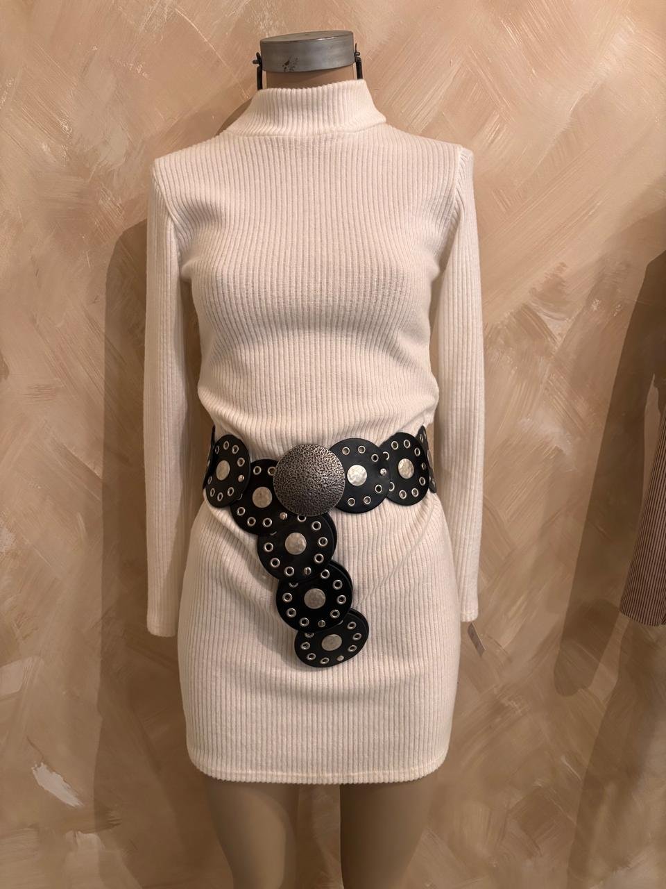 Vestido Lanilla Blanco