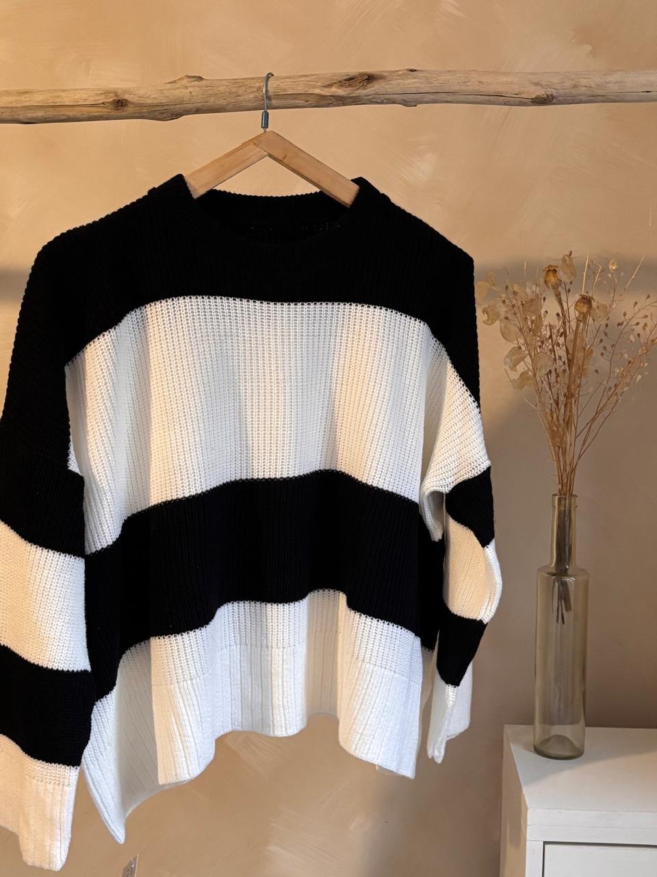 Sweater Oversize Sinagoga Negro